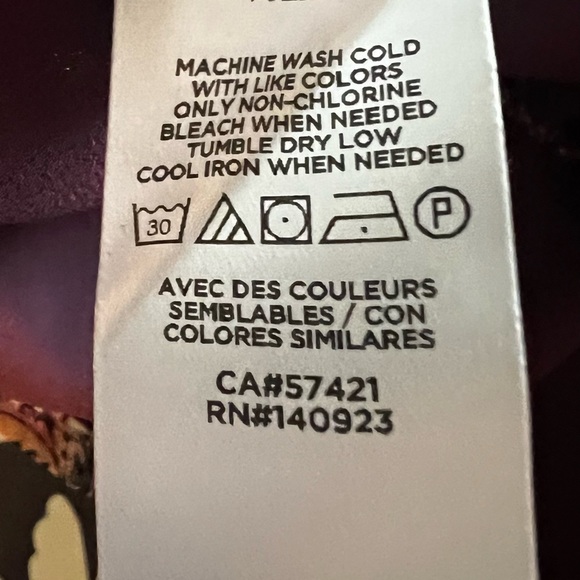 Loft Burgundy Paisley Floral Flutter Sleeve Blouse Square Neck Size XXL - Picture 12 of 12